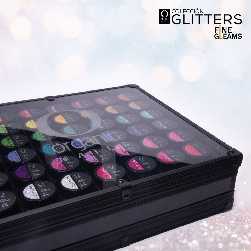 Maletín de Lujo Colección Glitters Fine Gleams Organic Nails | Verona Nails