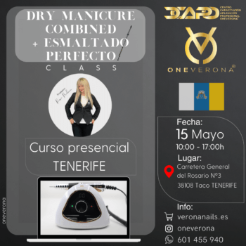 Curso Dry Manicure Combined + Esmaltado Perfecto Cursos de uñas en Tenerife