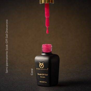 Semipermanente Soak-Off Gel Coral 8 ml Oneverona