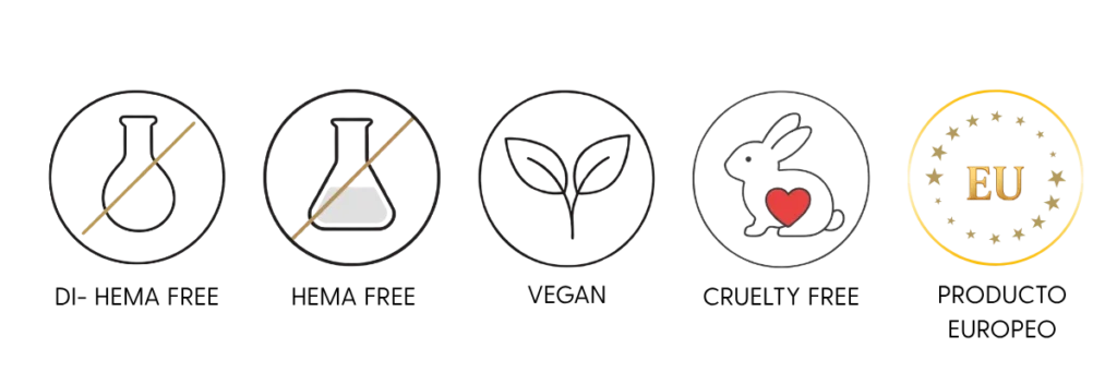 Productos profesionales uñas HEMA free DI-HEMA free vegan cruelty free normativa europea Oneverona
